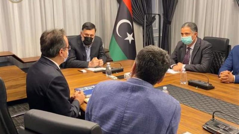 لقاء السراج وشركة