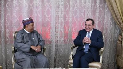 جلسة مباحثات ثنائية بين وزير البترول والأمين العام لمنظمة أوبك .. على هامش فعاليات مؤتمر ايجبس ٢٠٢٢