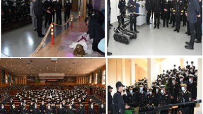 شاهد بالصور .. أكاديمية الشرطة تستقبل وفد من طلبة الكلية البحرية