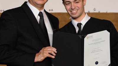 اختيار أحد خريجي الجامعة الألمانية بالقاهرة ضمن قائمة أكثر الشخصيات تأثيراً فى العالم