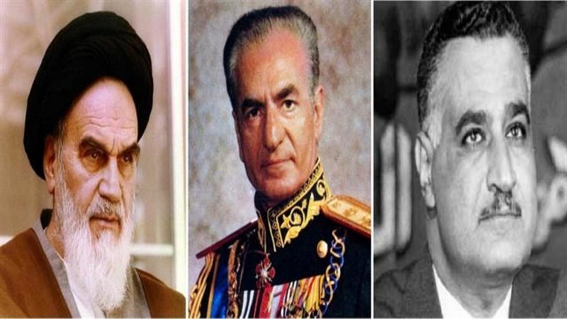 ناصر والشاه وخميني
