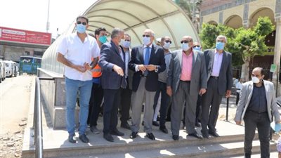 شاهد .. كواليس جولة «راشد » بأنفاق ميدان الجيزة وموقف السرفيس