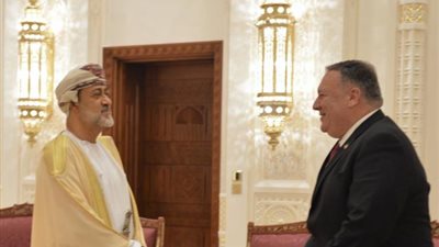 تفاصيل لقاء وزير الخارجية الأمريكي مع سلطان عمان