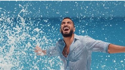 محمد الشرنوبي في أحدث جلسة تصوير من علي البحر