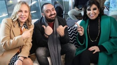 بالصور.. فيفي عبده وشيرين رضا من كواليس مسلسل ”شغل عالى”