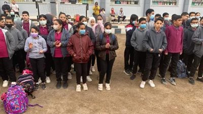 وسط إجراءات احترازية..  المدرسة الأسقفية بمنوف تحتفل ببداية الفصل الدراسي الثاني
