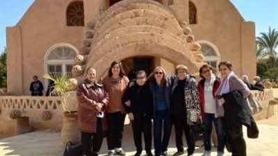 صور.. رواد «فرح وعطاء» بكنيسة العذراء بشبرا ينظم رحلة تثقيفية لدير الأنافورا