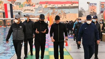 السيسي يقوم بجولة تفقدية لمقر الكلية الحربية فجر اليوم