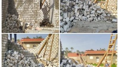 منها استراحات وغرف ومنشأت وأسوار.. «الجيزة» تشن حملات إزالة بهذه المناطق