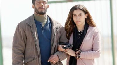 محمد رمضان برفقة دينا الشربيني من كواليس مسلسل”المشوار”