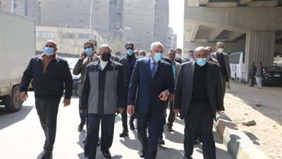 صور وفيديو.. محافظ الجيزة يعلن أنباء سارة بشأن محور الفريق كمال عامر