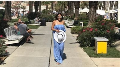 لقاء الخميسي بكاش مايوه في أحدث جلسة تصوير