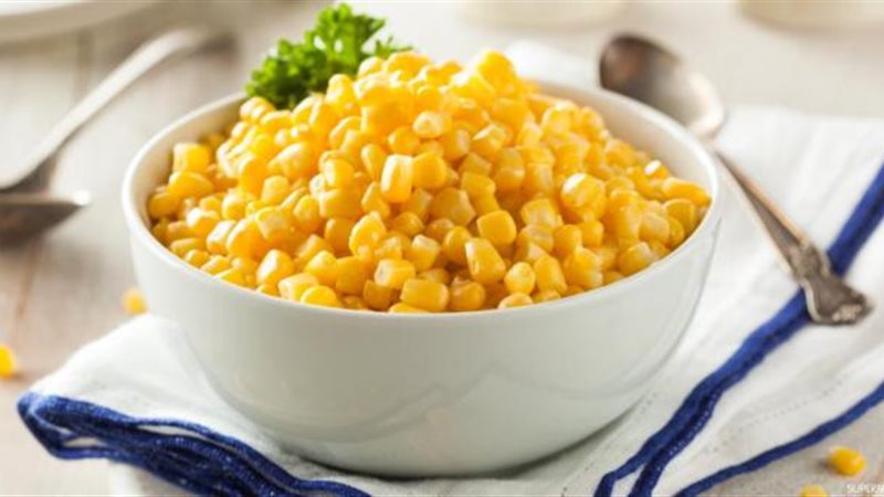 ذرة مشوية متبلة