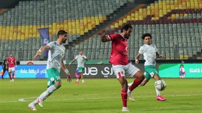 الأهلي يسجل هدفين في مرمى المصري في بداية الشوط الثاني