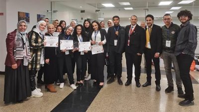 طلاب التكنولوجيا الحيوية بجامعة بدر يفوزون بالمركز الأول والثانى فى المسابقة القومية للتكنولوجيا