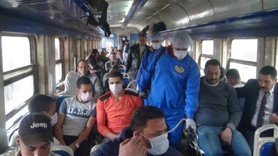 «السكة الحديد» تواصل فرض الغرامات على ممتنع ارتداء الكمامة في القطارات