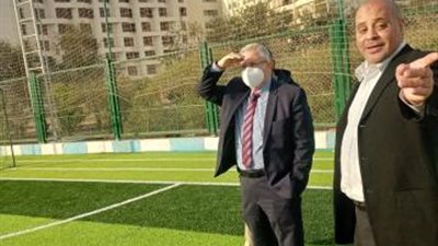 بالصور .. نائب رئيس جامعة حلوان يتفقد المدن الجامعية