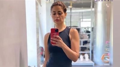 منة فضالي تستعرض لياقتها البدنية من الجيم