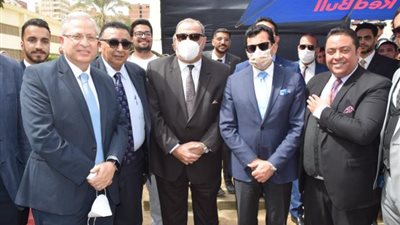 بالصور .. وزير الشباب والرياضة يفتتح فعاليات مسابقة مصر تبتكر بجامعة حلوان