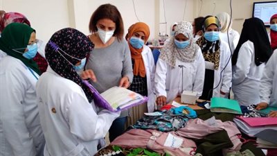 شاهد.. رد فعل وفد برنامج الأغذية العالمي حول دورات تدريب الشباب بقنا