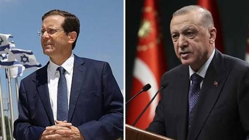 أردوغان والرئيس الإسرائيلي