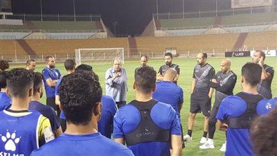 محمد عادل يطالب لاعبي المقاولون بالفوز على المصري لمواصلة المنافسة على مركز متقدم