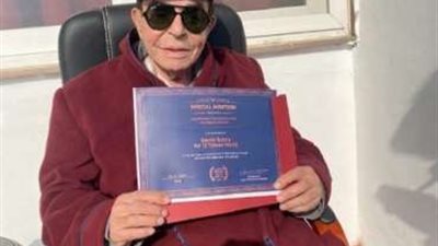 بالصور .. أحدث ظهور للفنان سمير صبرى قبل خضوعه لعملية جراحية خطيرة