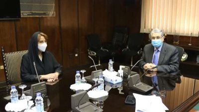 وزير الكهرباء يستقبل سفيرة الامارات بالقاهرة لبحث سبل دعم وتعزيز التعاون
