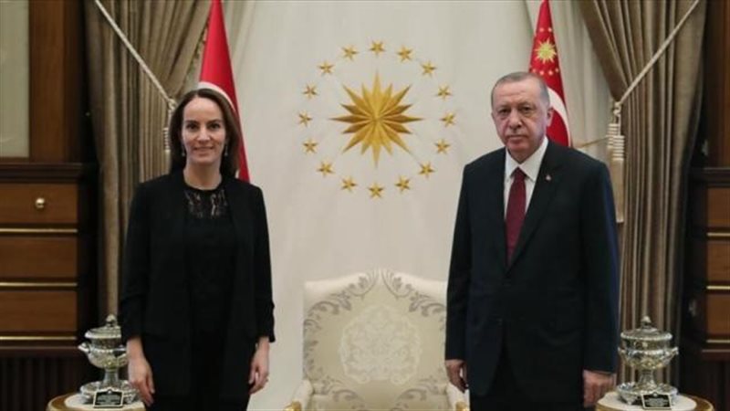 أردوغان ورئيسة الاتحاد