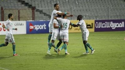 المصري يتقدم على القطن الكاميروني بهدف فى الشوط الأول