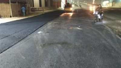 شاهد.. آخر ما وصلت إليه أعمال رصف وتطوير محاور اللبيني وعثمان محرم والتحرير بالجيزة