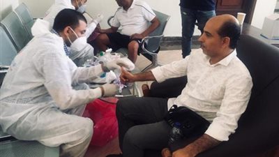 مسحة طبية للاعبي أسوان قبل مواجهة سموحة في الدوري