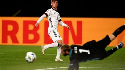 تيمو فيرنر يسجل الهدف الأول لمنتخب ألمانيا في شباك دي خيا