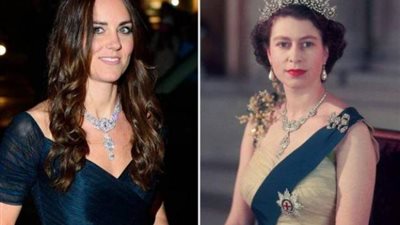 بقيمة 20 مليون جنيه.. سر استعارة كيت ميدلتون مجوهرات الملكة إليزابيث