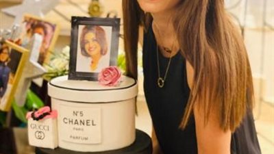 صور., منة فضالي تحتفل بعيد ميلادها الـ 37 مع جمهورها