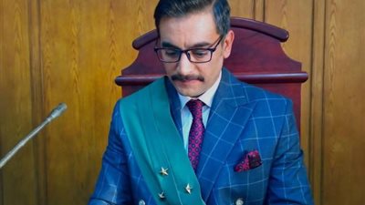 هانى سلامة يروج لمسلسل ”ملف سرى”