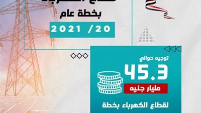 وزارة التخطيط تكشف عن تخصيص 45 مليار جنيه للاستثمار في قطاع الكهرباء