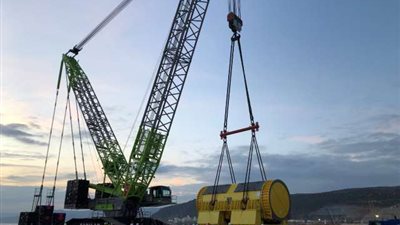 روساتوم تعلن توصيل مولد الكهرباء التوربيني المخصص لموقع إنشاء محطة أكويو الكهروذرية