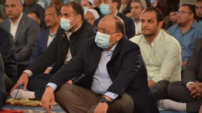 وزيرا التنمية المحلية والأوقاف ومفتي الجمهورية ومحافظ الجيزة يفتتحون مسجد السيدة خديجة بنت خويلد بأكتوبر