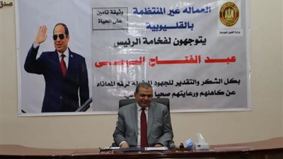 صور.. تسليم 2166 وثيقة تأمين ضد الحوادث الشخصية للعمالة غير المنتظمة بالقليوبية