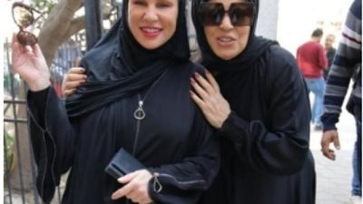 شيرين رضا برفقة فيفي عبده من كواليس مسلسل ”شغل فى العالى”
