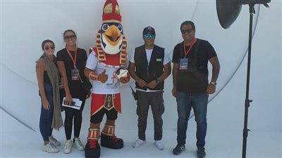 شاهد تميمة وكأس العالم لكرة اليد في حفل قرعة مونديال اليد