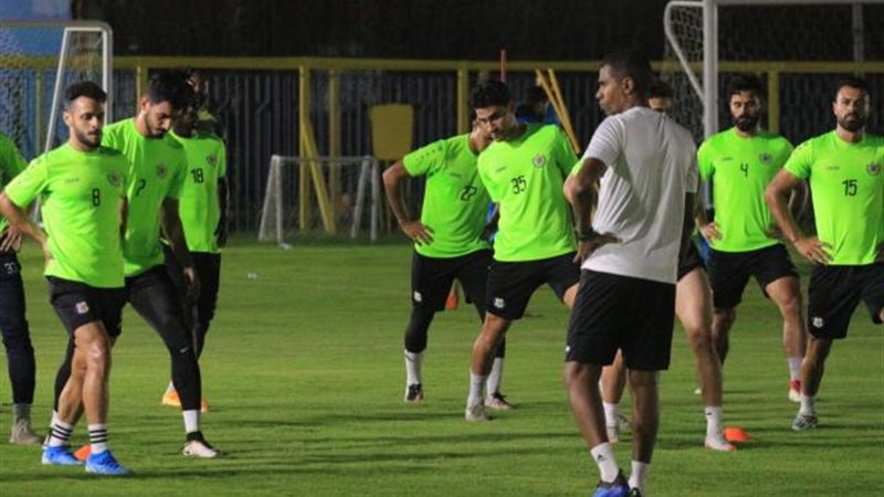 محمد حمص أثناء خوض