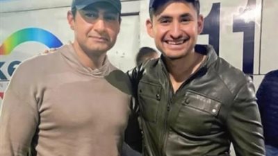 أمير المصري برفقة ياسر جلال من كواليس مسلسل ”الاختيار 3”