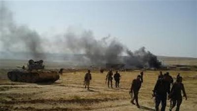 اشتباكات بين قوات النظام وداعش في البادية