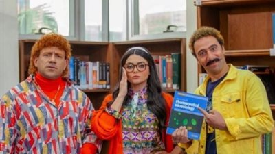 أسماء جلال برفقة أحمد مكى من كواليس ”الكبير أوى 6”