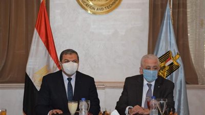 ”شوقي” و”سعفان” يناقشان مشروع الهيئة الوطنية للتدريب الفني والتقني