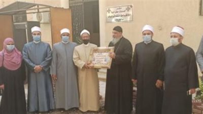 وعاظ الأزهر يزورون كنيسة القديس يوسف بالبحر الأحمر