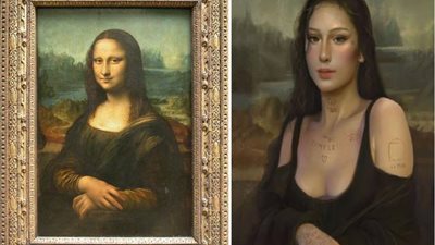 إعادة رسم لوحة الموناليزا ولكن بـ «التاتو».. اعرف القصة كاملة