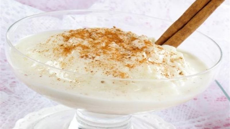 الأرز بلبن